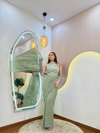 D697  DRAPE SAREE