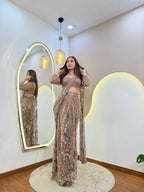 D730   DRAPE SAREE