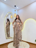 D730   DRAPE SAREE