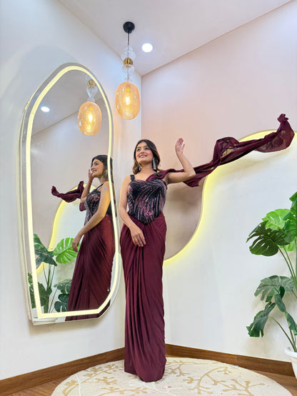 "ESRA" DRAPE SAREE