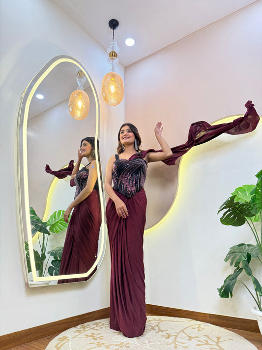 "ESRA" DRAPE SAREE
