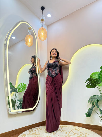 "ESRA" DRAPE SAREE