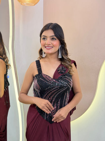 "ESRA" DRAPE SAREE