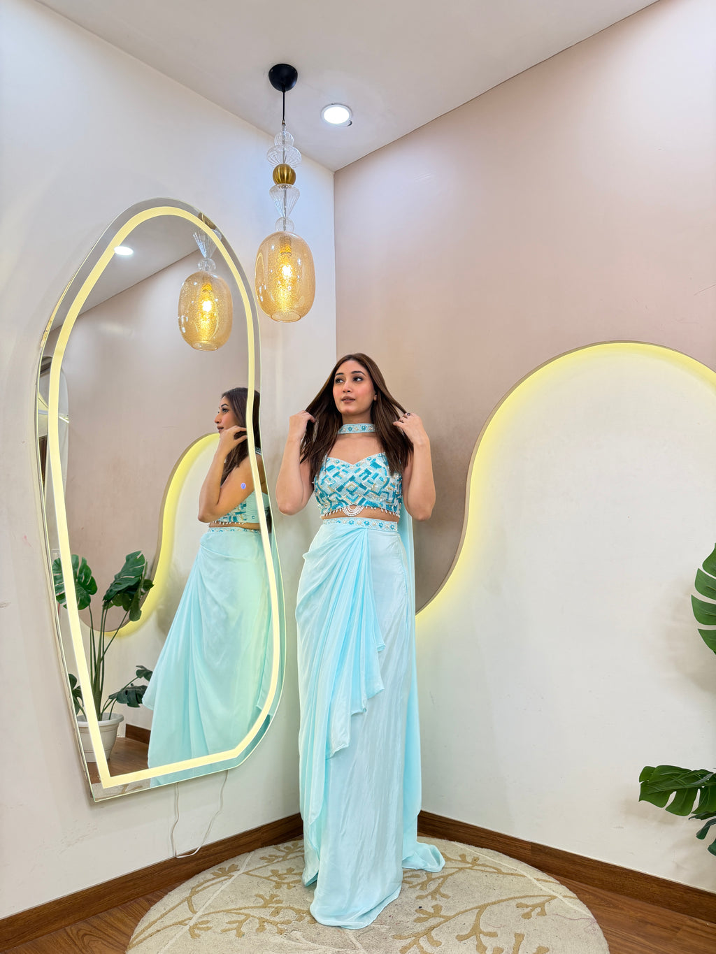 D717  DRAPE SAREE