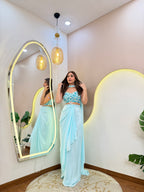 D717  DRAPE SAREE