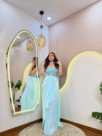 D717  DRAPE SAREE