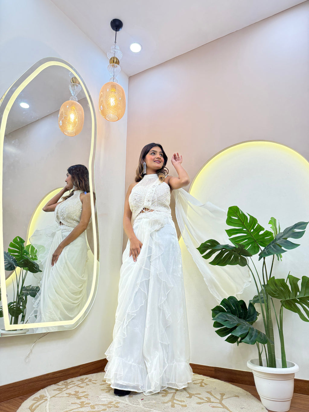 "NADIA  " DRAPE SAREE