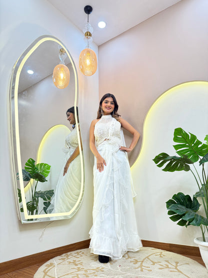 "NADIA  " DRAPE SAREE