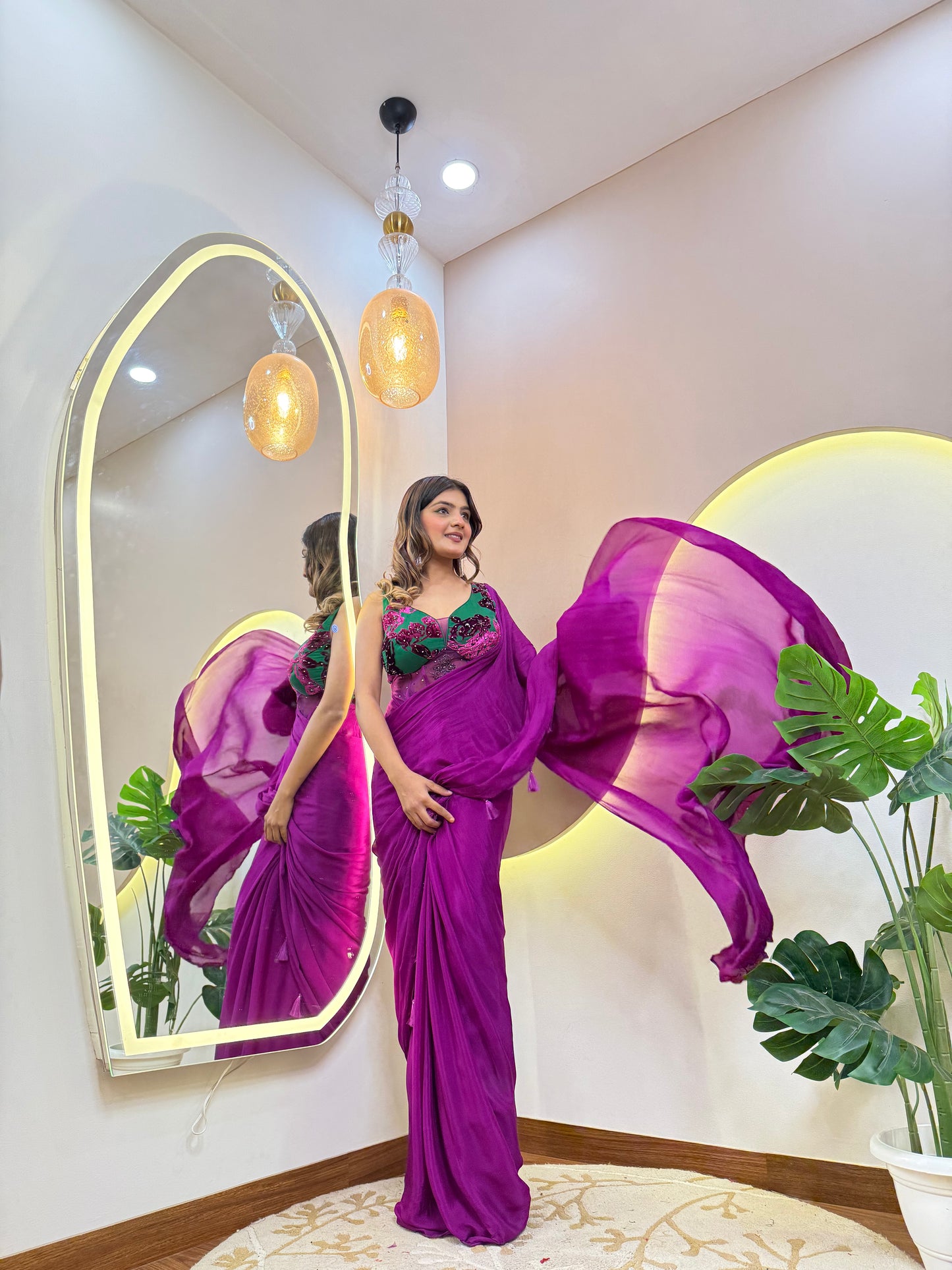 "FARA " DRAPE SAREE