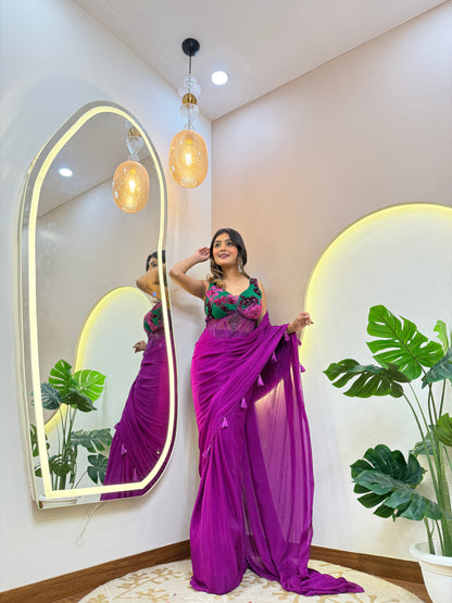 "FARA " DRAPE SAREE