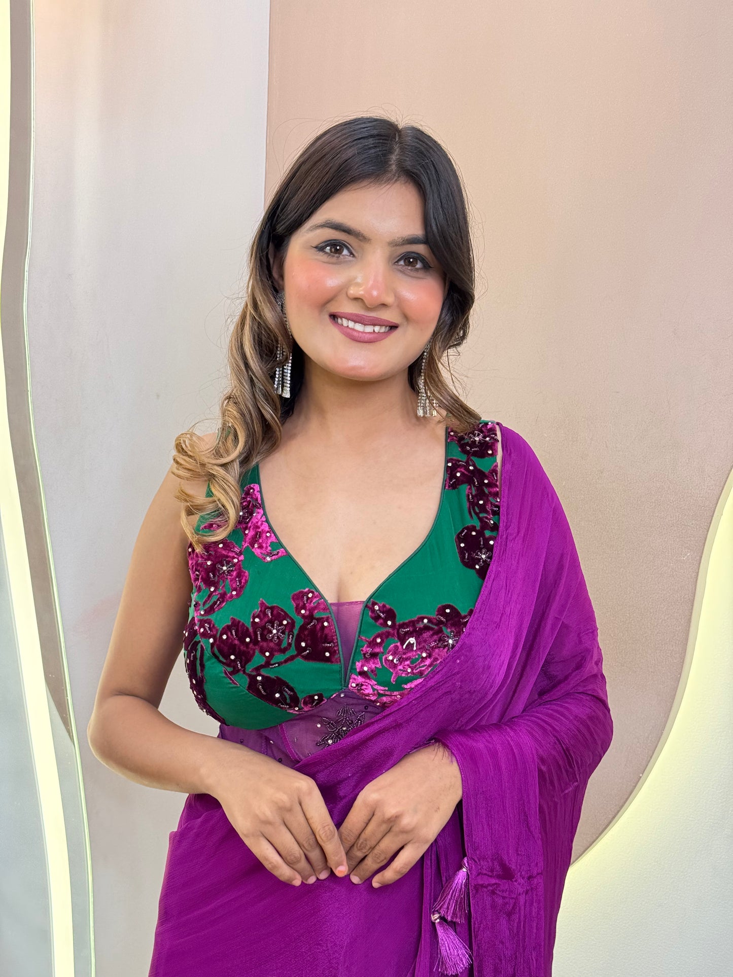 "FARA " DRAPE SAREE