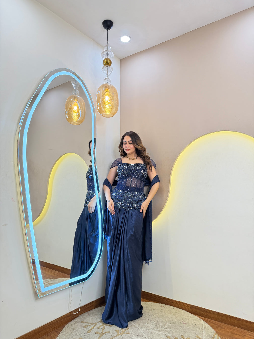 D239 INDOWESTERN 3-PIECE DRESS