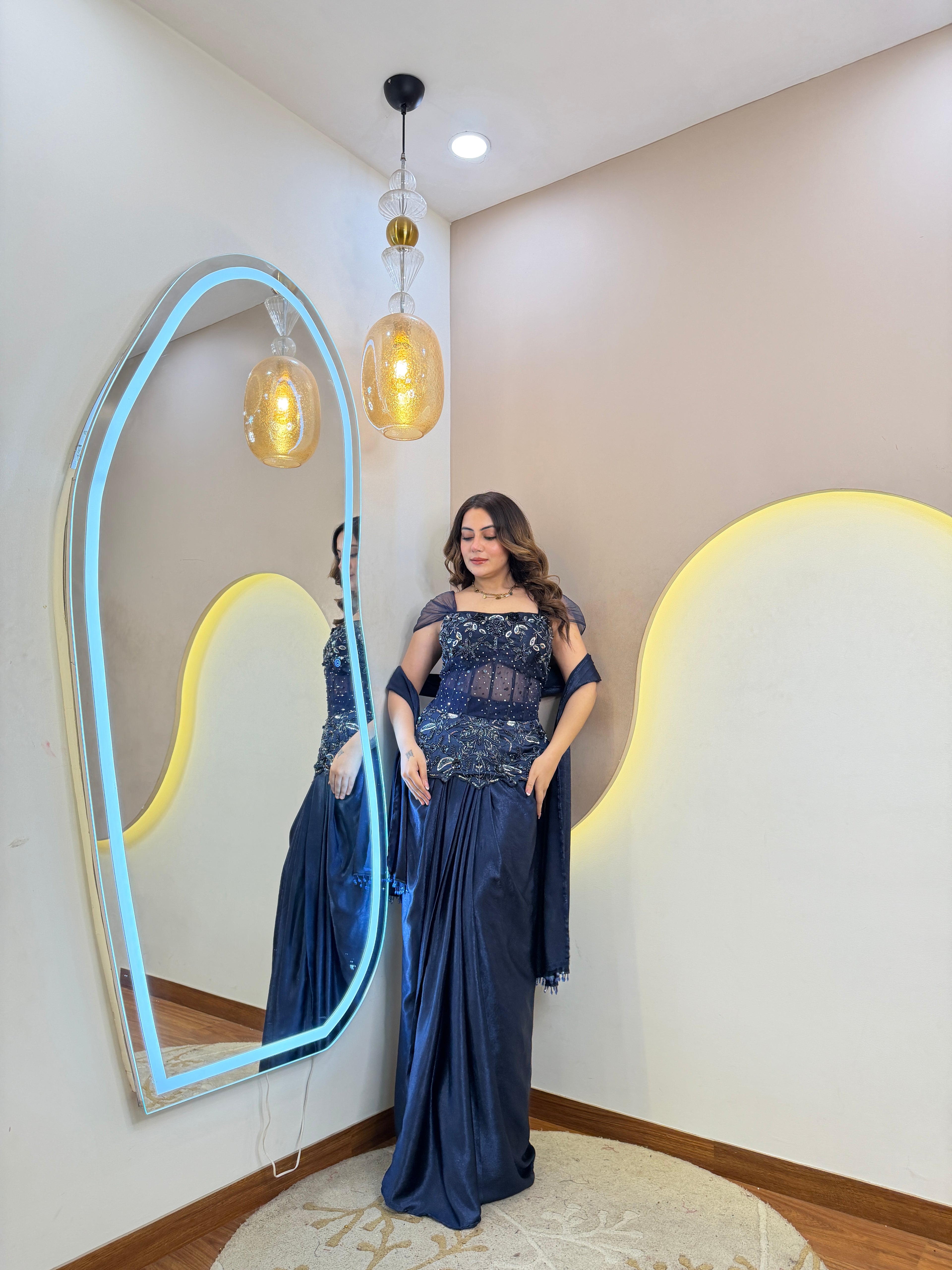 D239 INDOWESTERN 3-PIECE DRESS