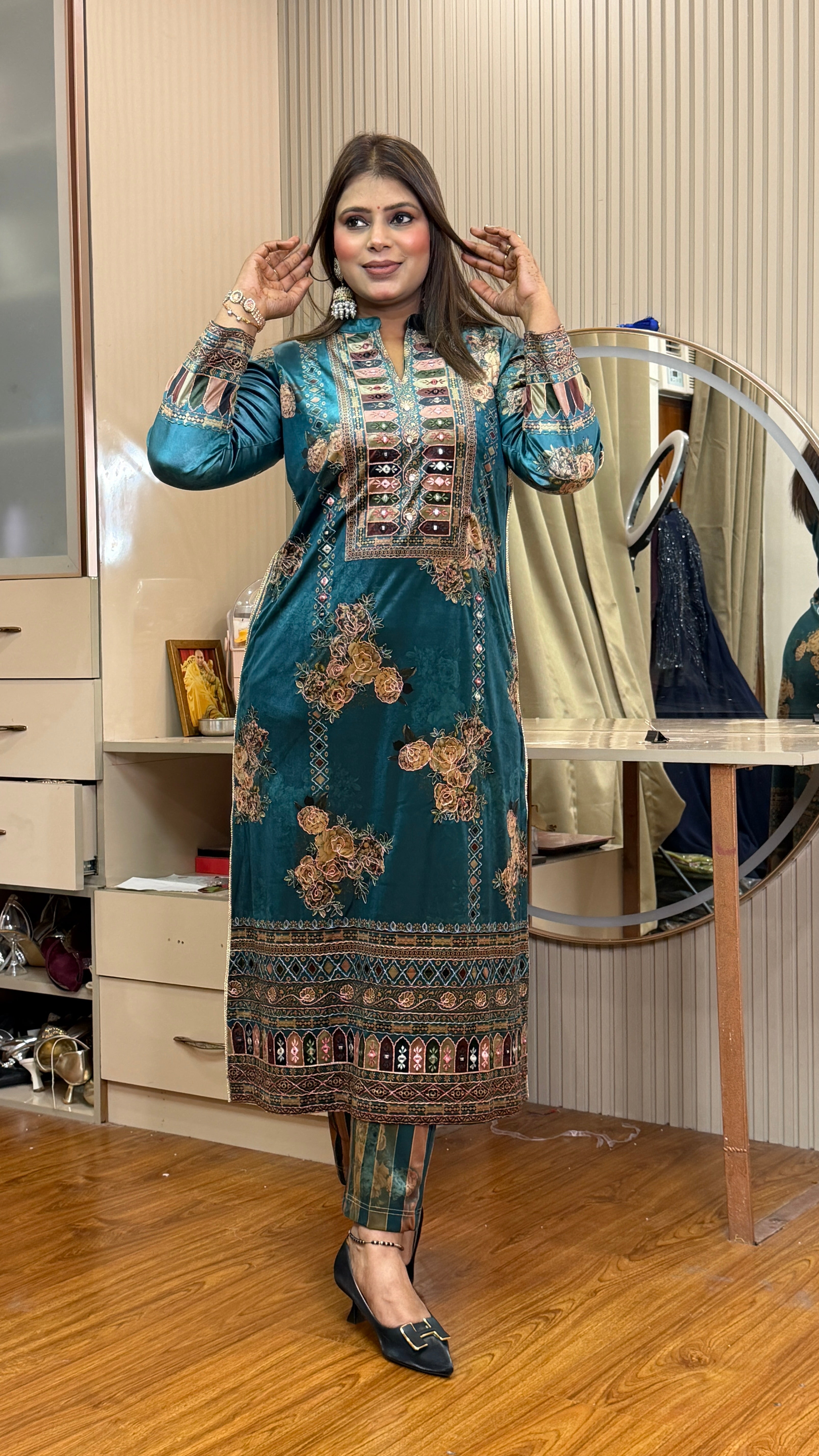 Aw636  WOOLEN 3pc SET