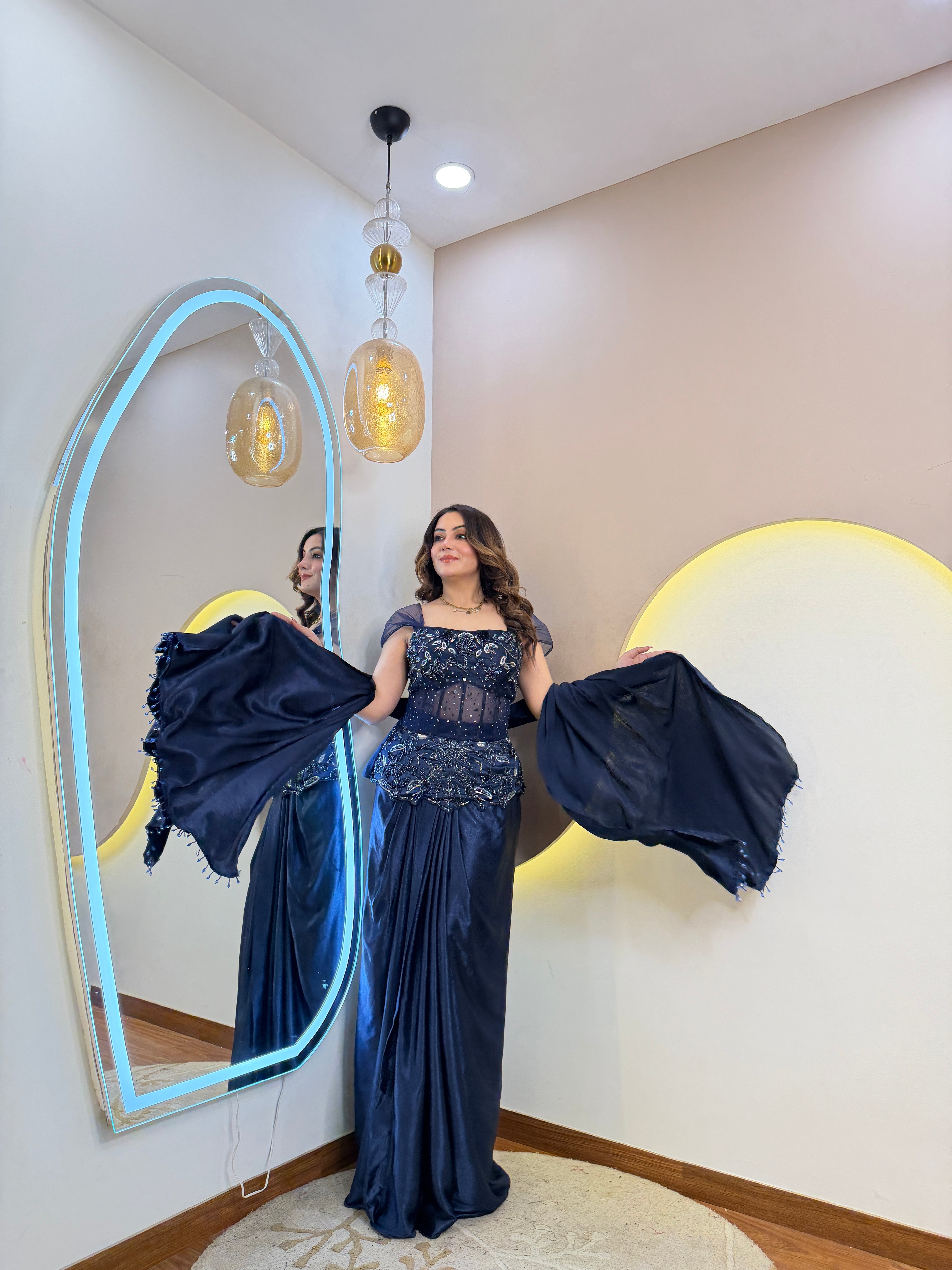 D239 INDOWESTERN 3-PIECE DRESS