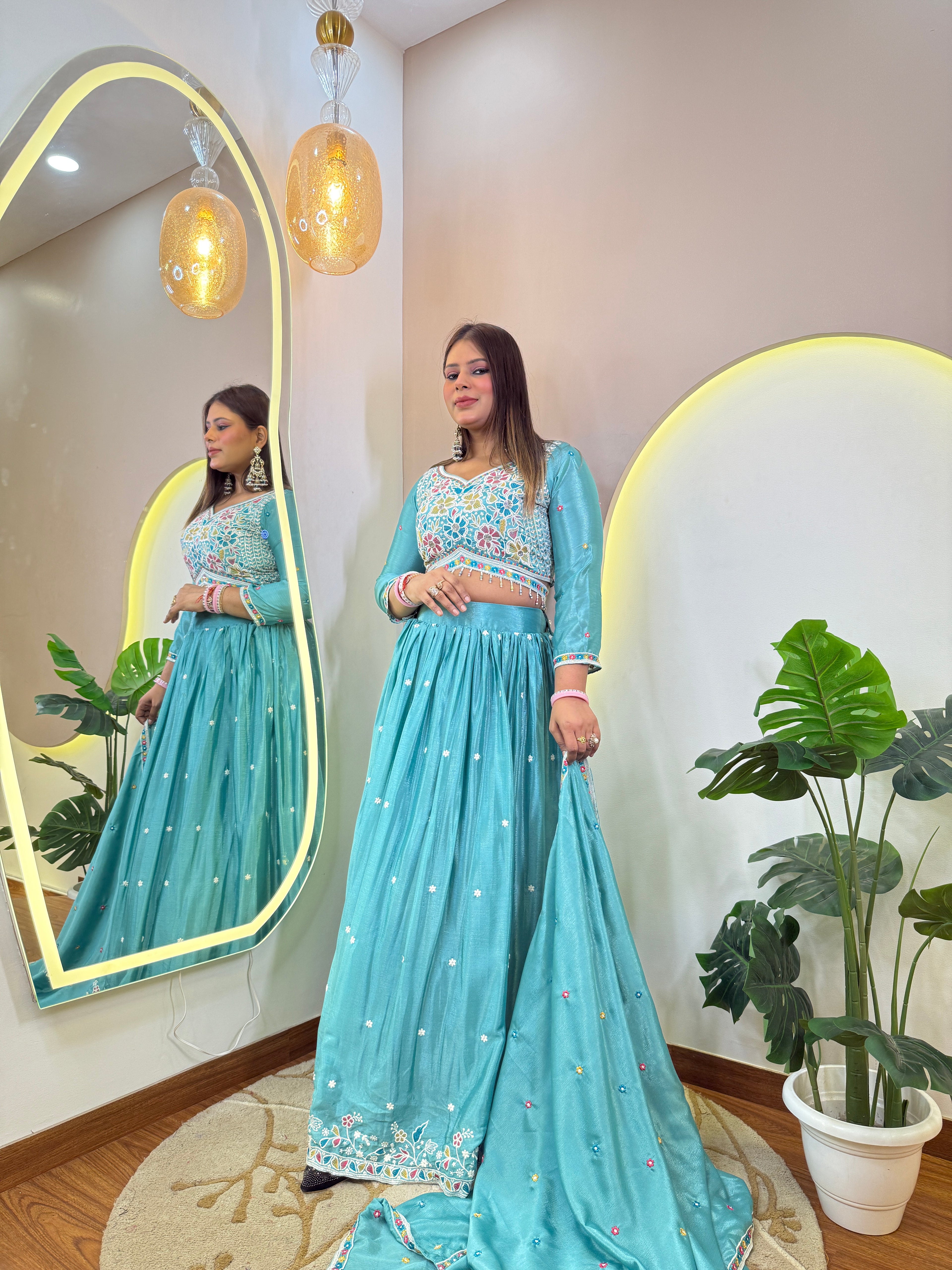 3 PC  LEHNGA