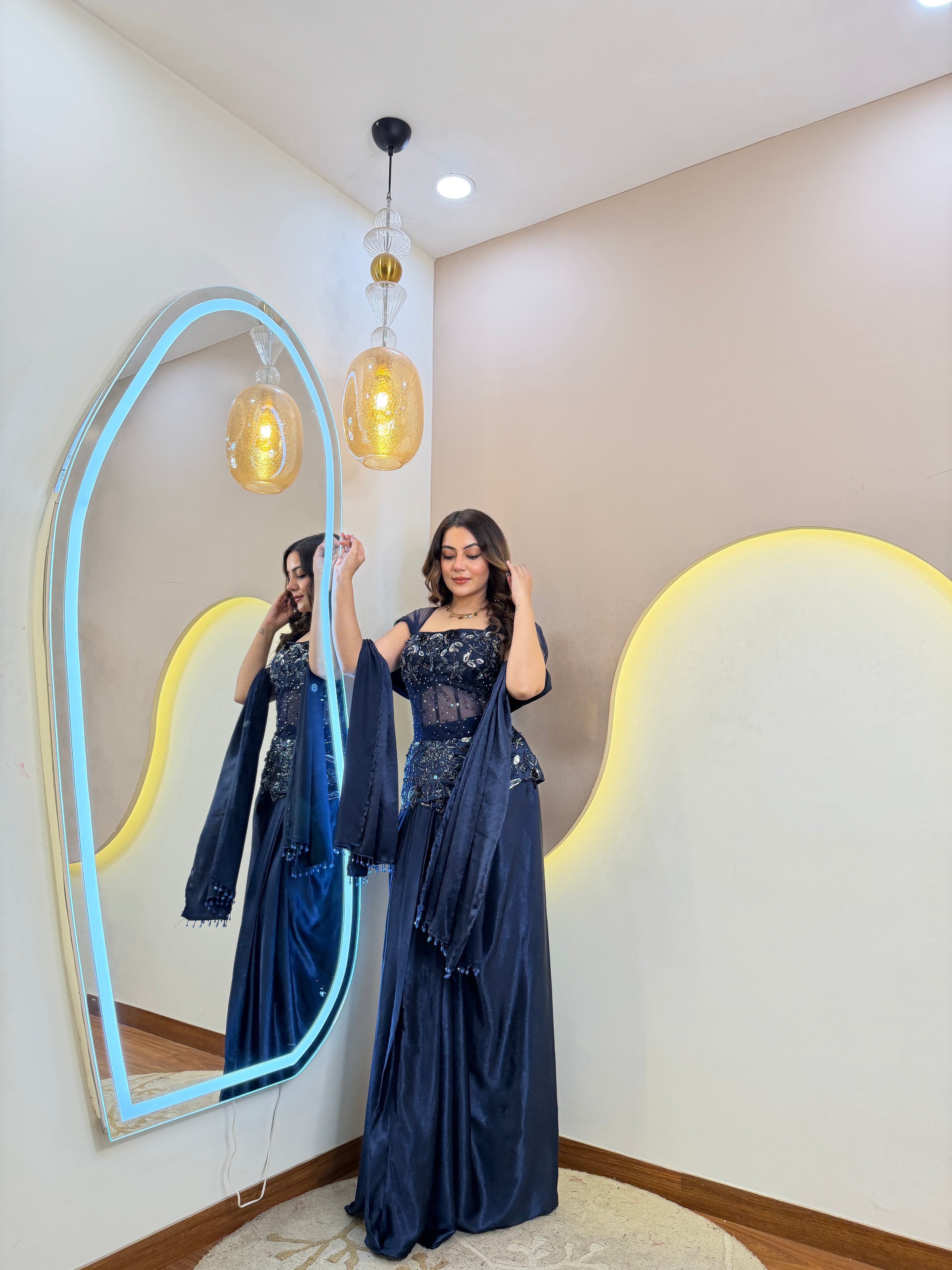 INDOWESTERN 3-PIECE DRESS