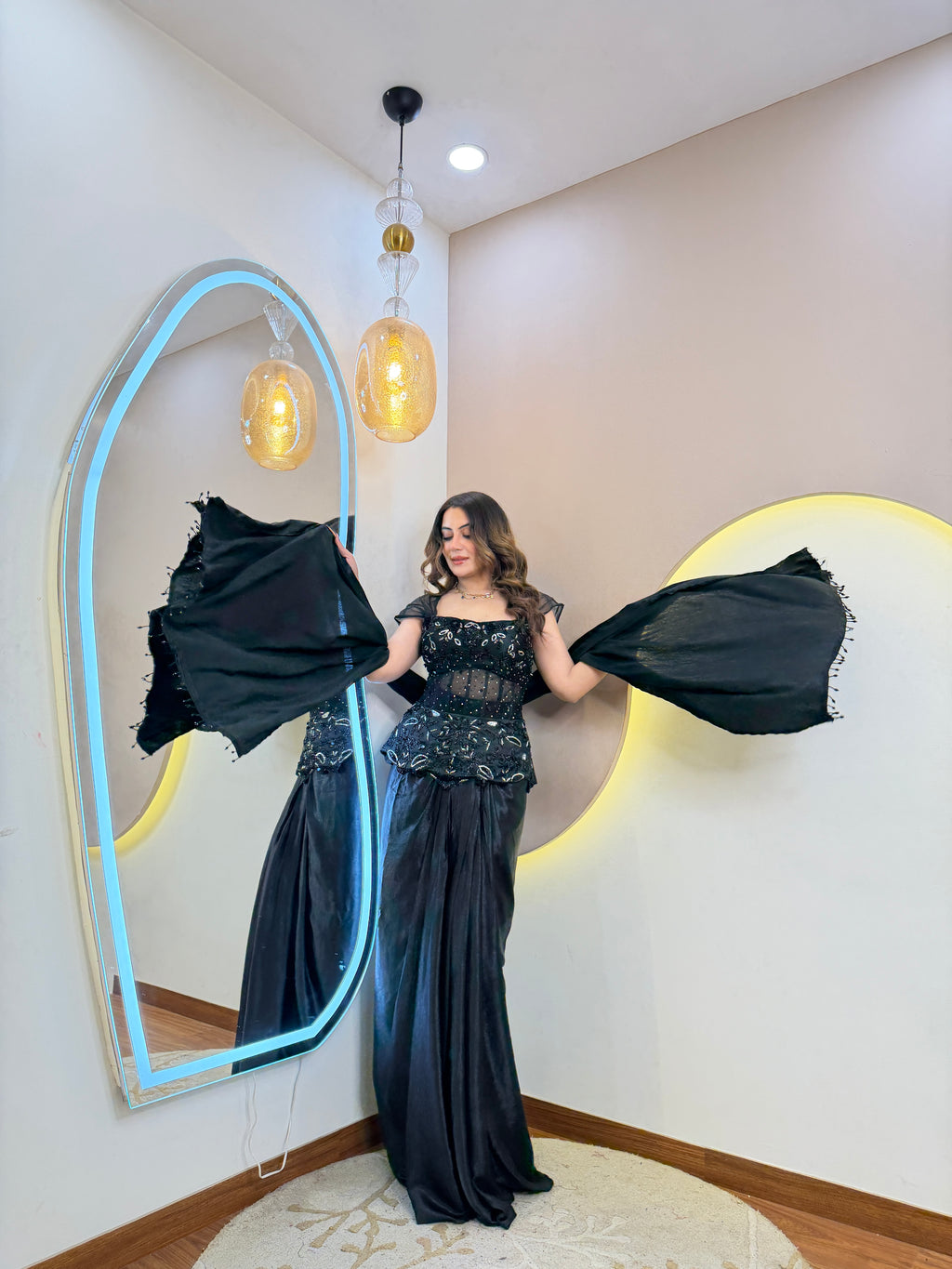 D239 INDOWESTERN 3-PIECE DRESS