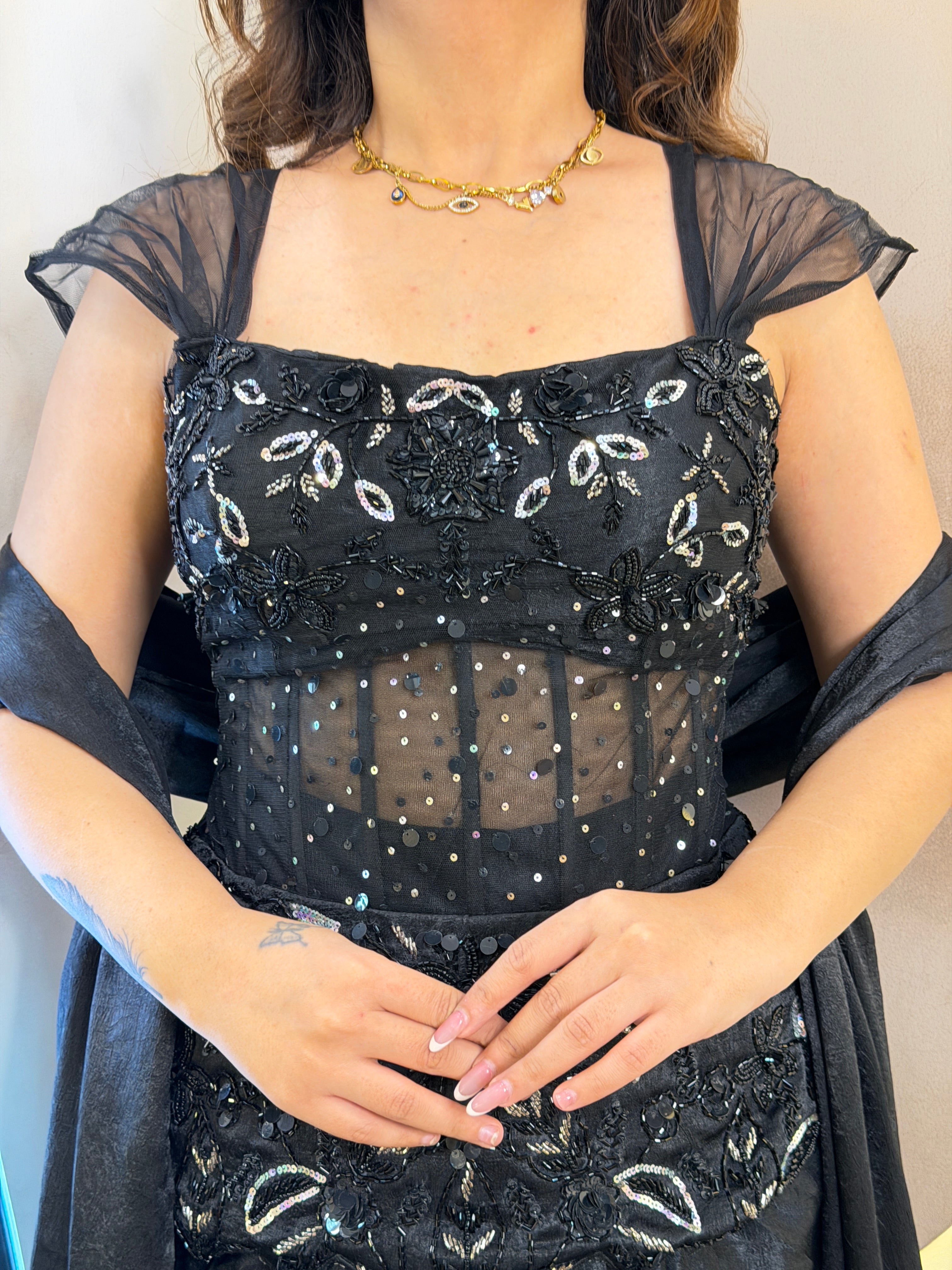 D239 INDOWESTERN 3-PIECE DRESS