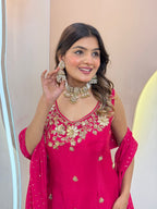 "BASMA" SHARARA SUIT