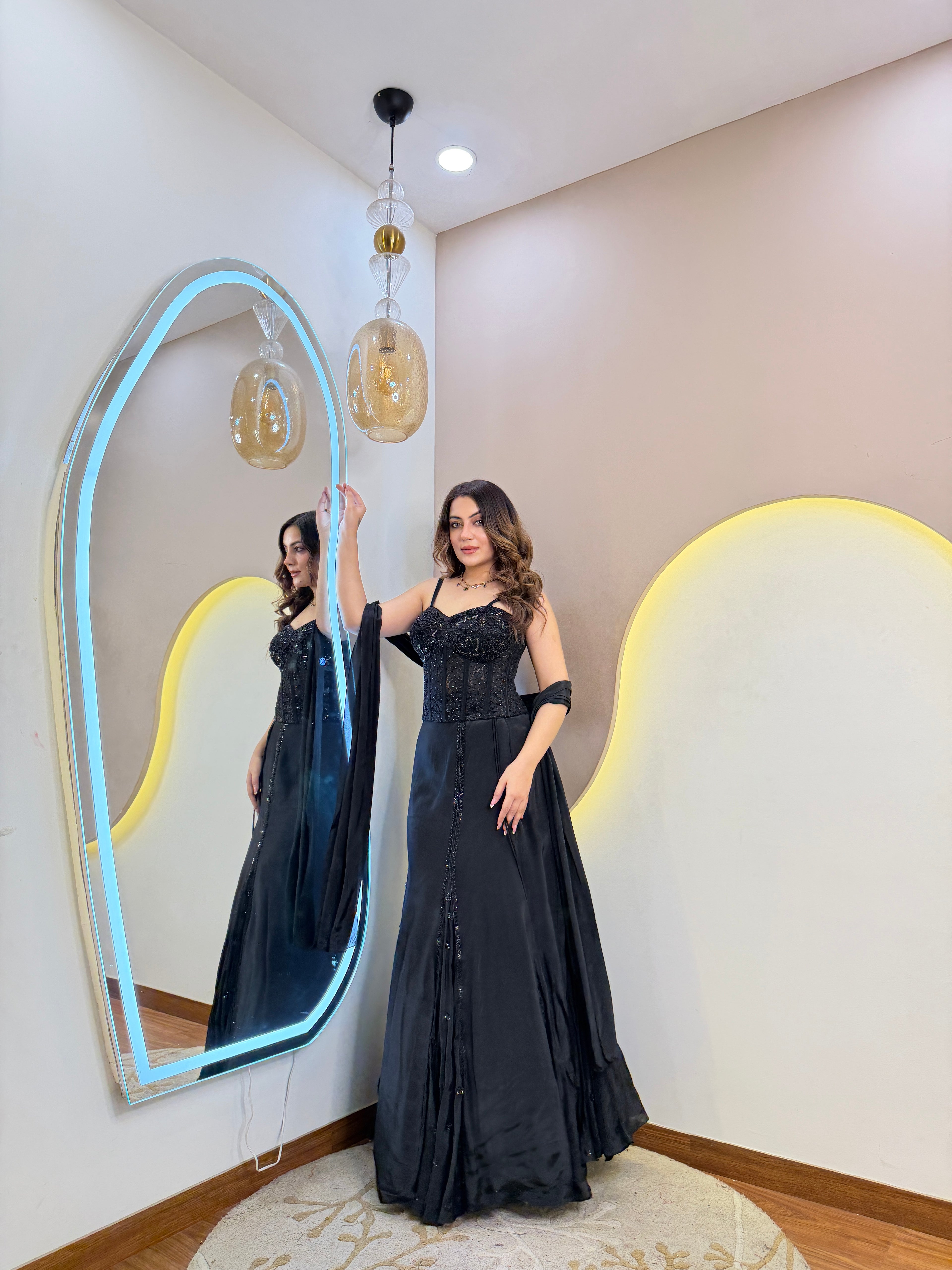 INDOWESTERN FISHCUT LEHENGA