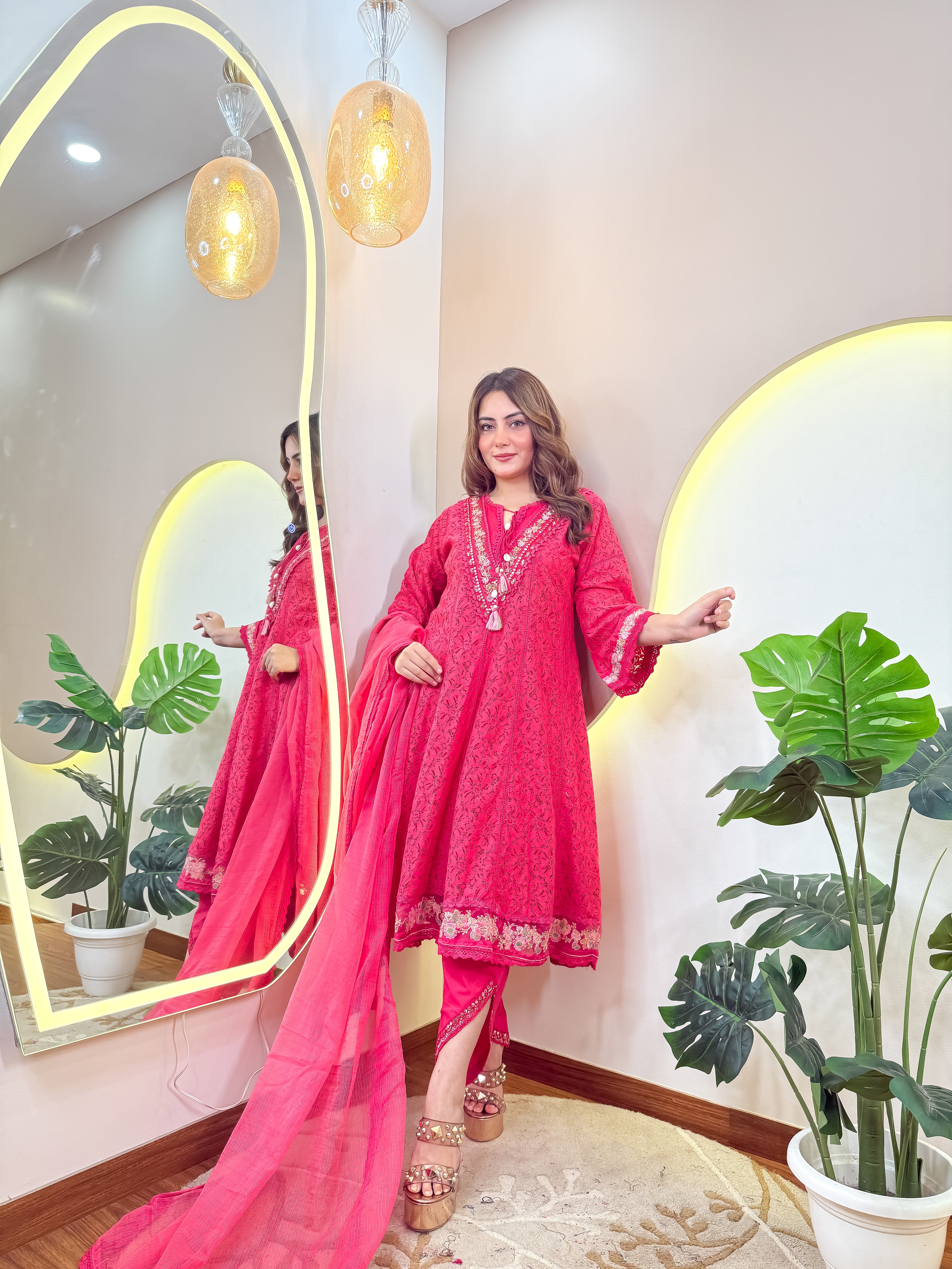 3 pc Suit with tulip pant