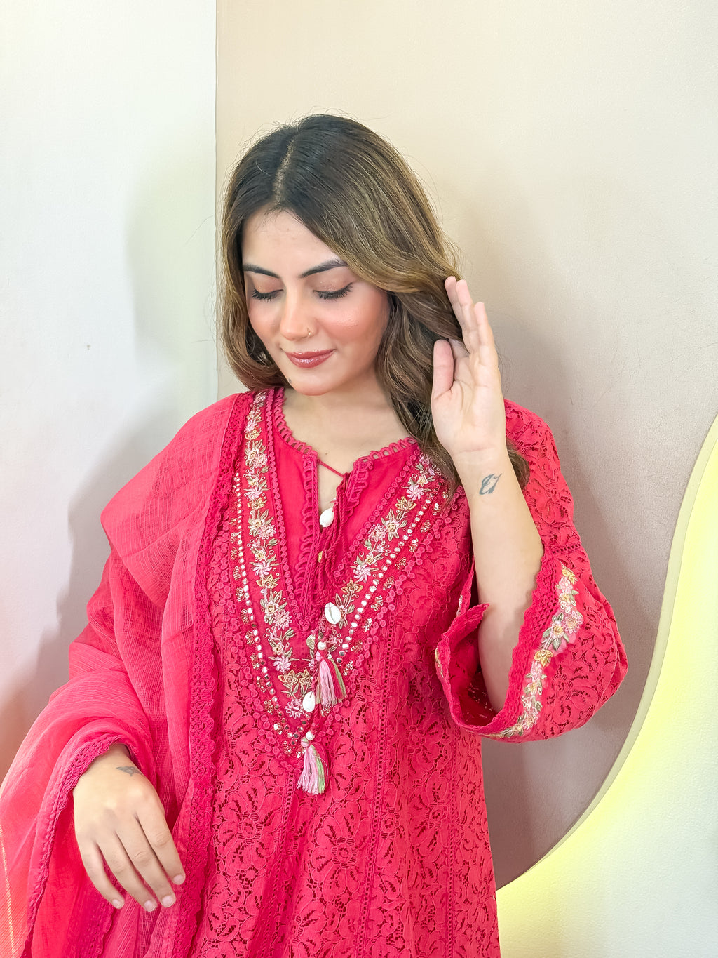 3 pc Suit with tulip pant