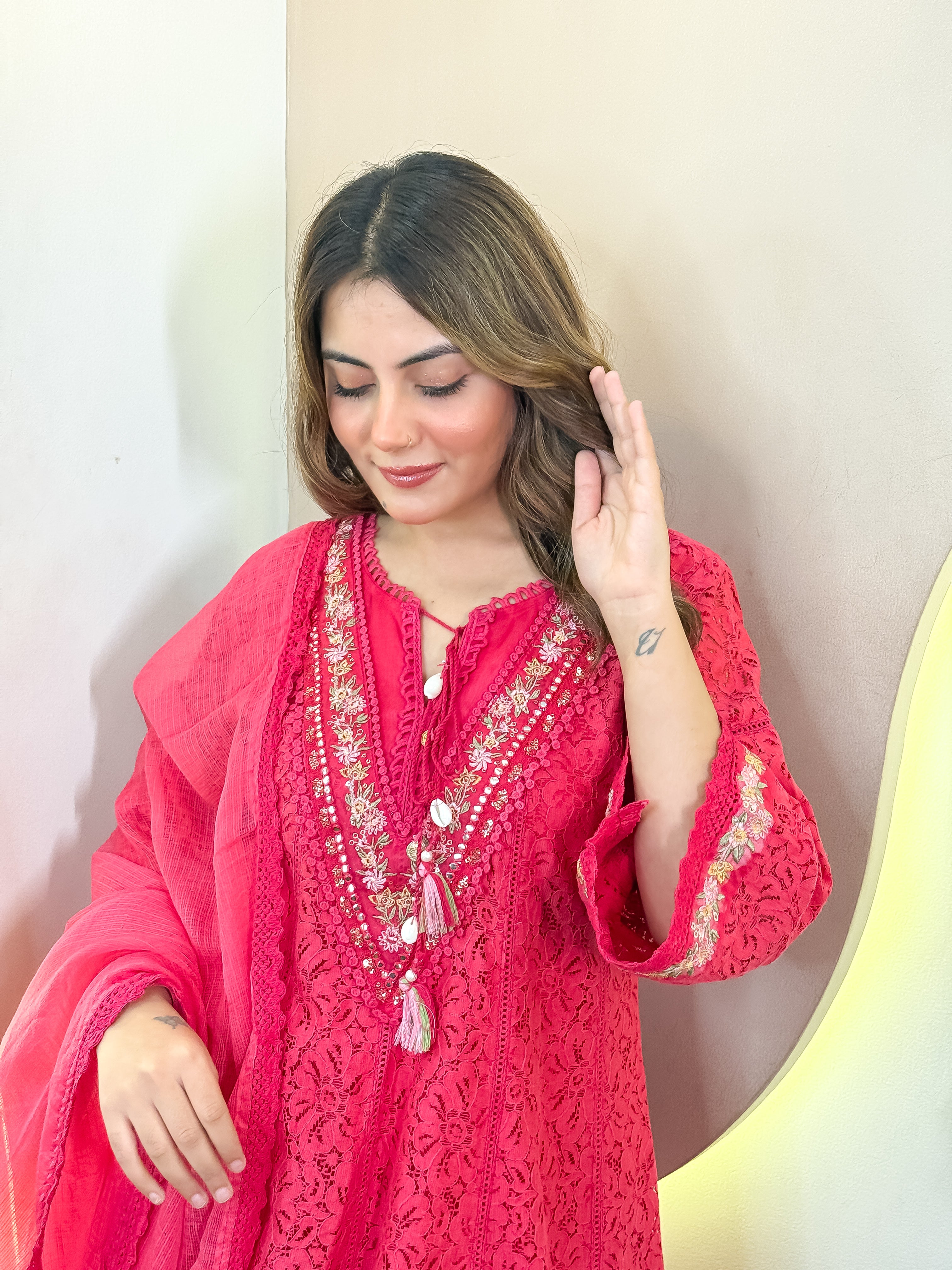 3 pc Suit with tulip pant