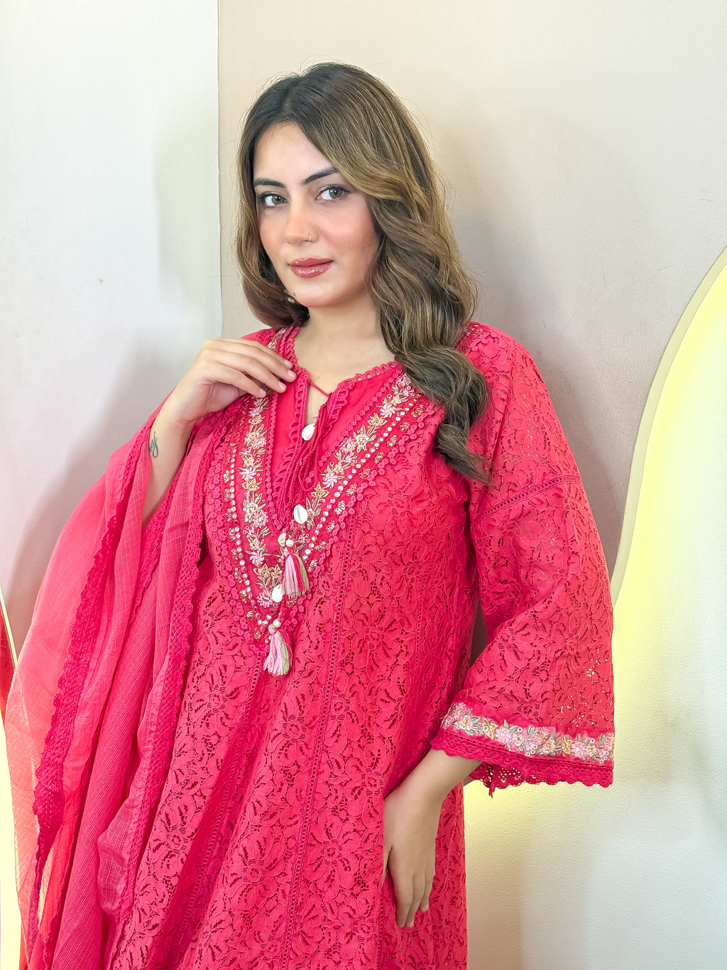 3 pc Suit with tulip pant