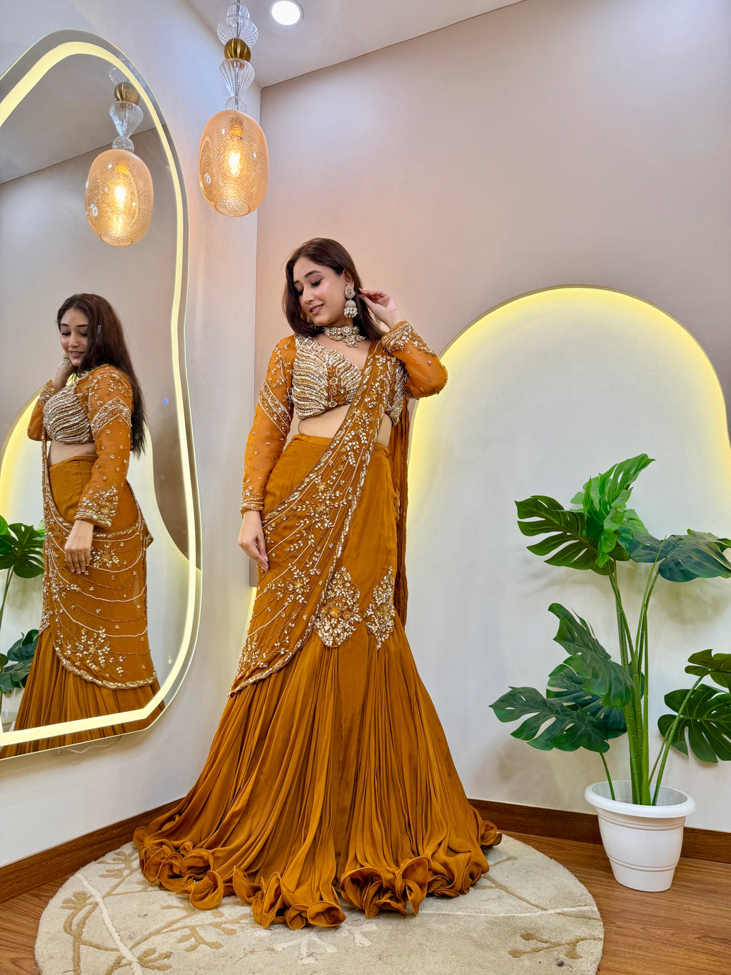 "NAZIYA " DRAPE SAREE