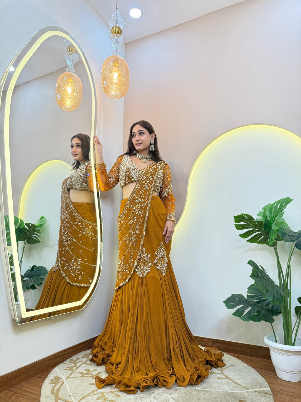 "NAZIYA " DRAPE SAREE