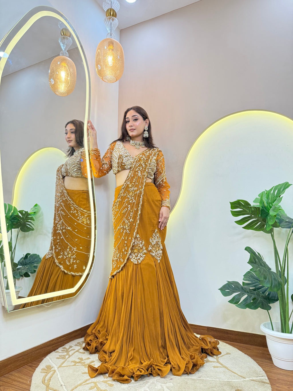 "NAZIYA " DRAPE SAREE