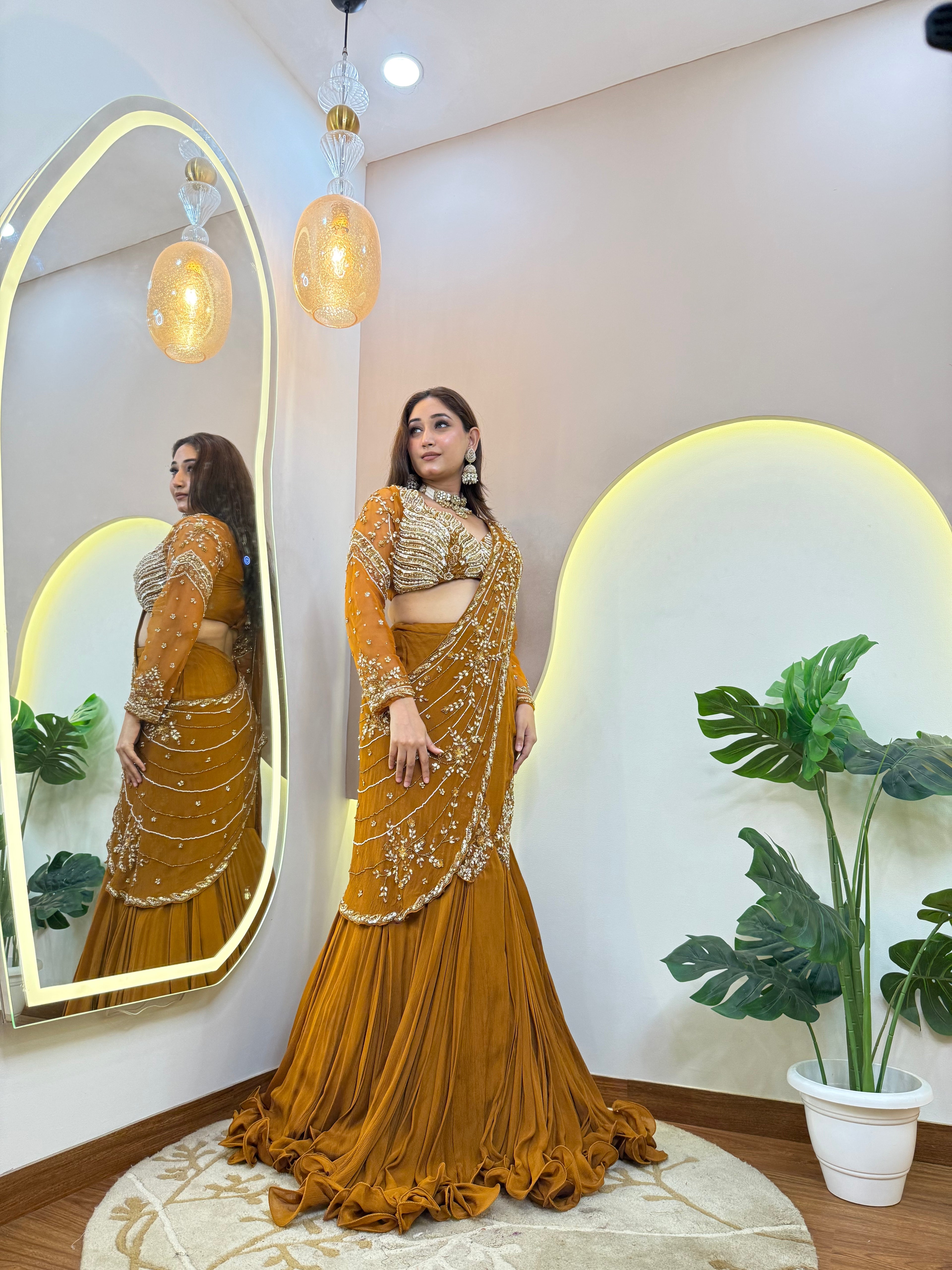 "NAZIYA " DRAPE SAREE