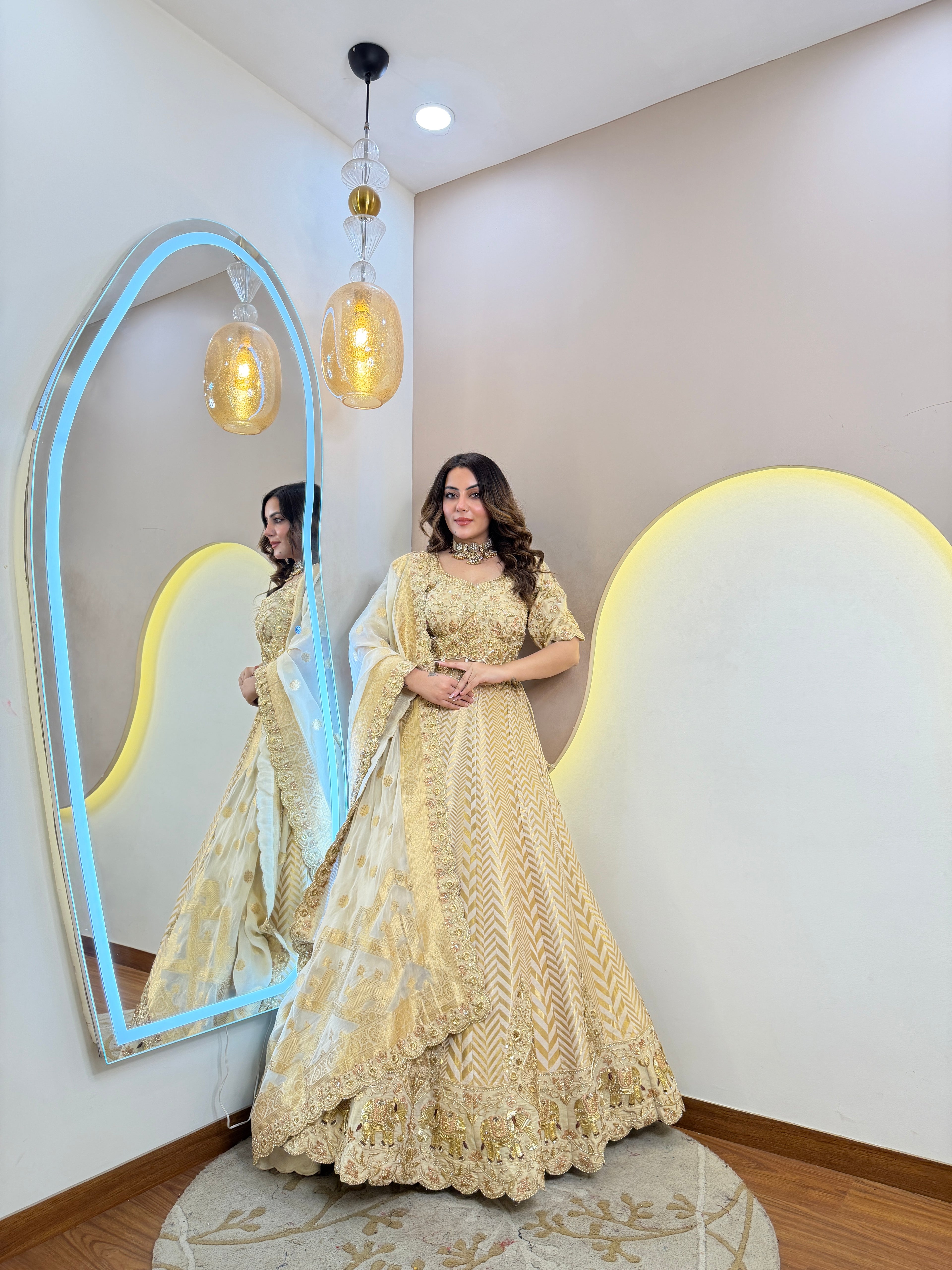 partywear lehnga