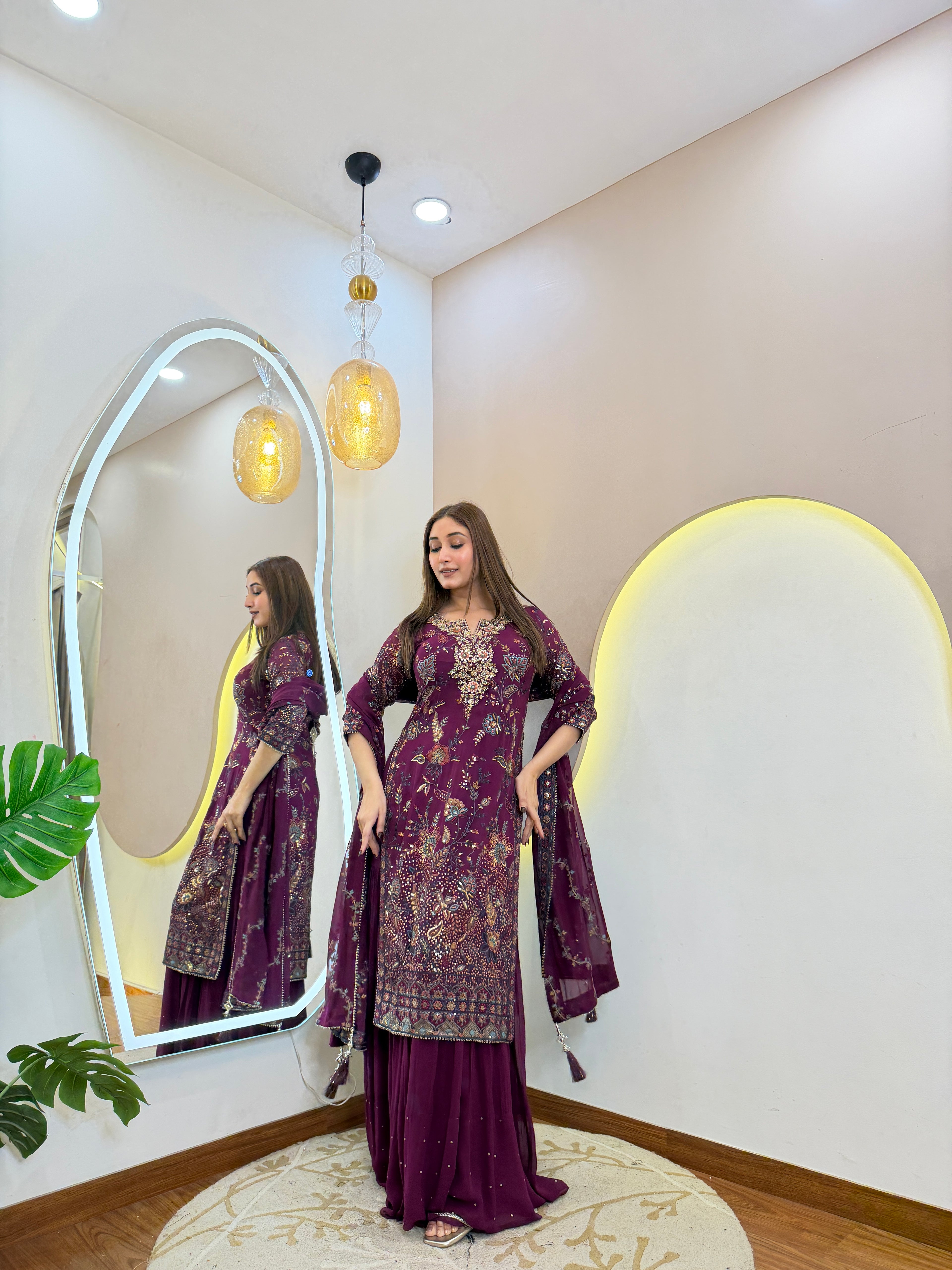D409   SHARARA SUIT