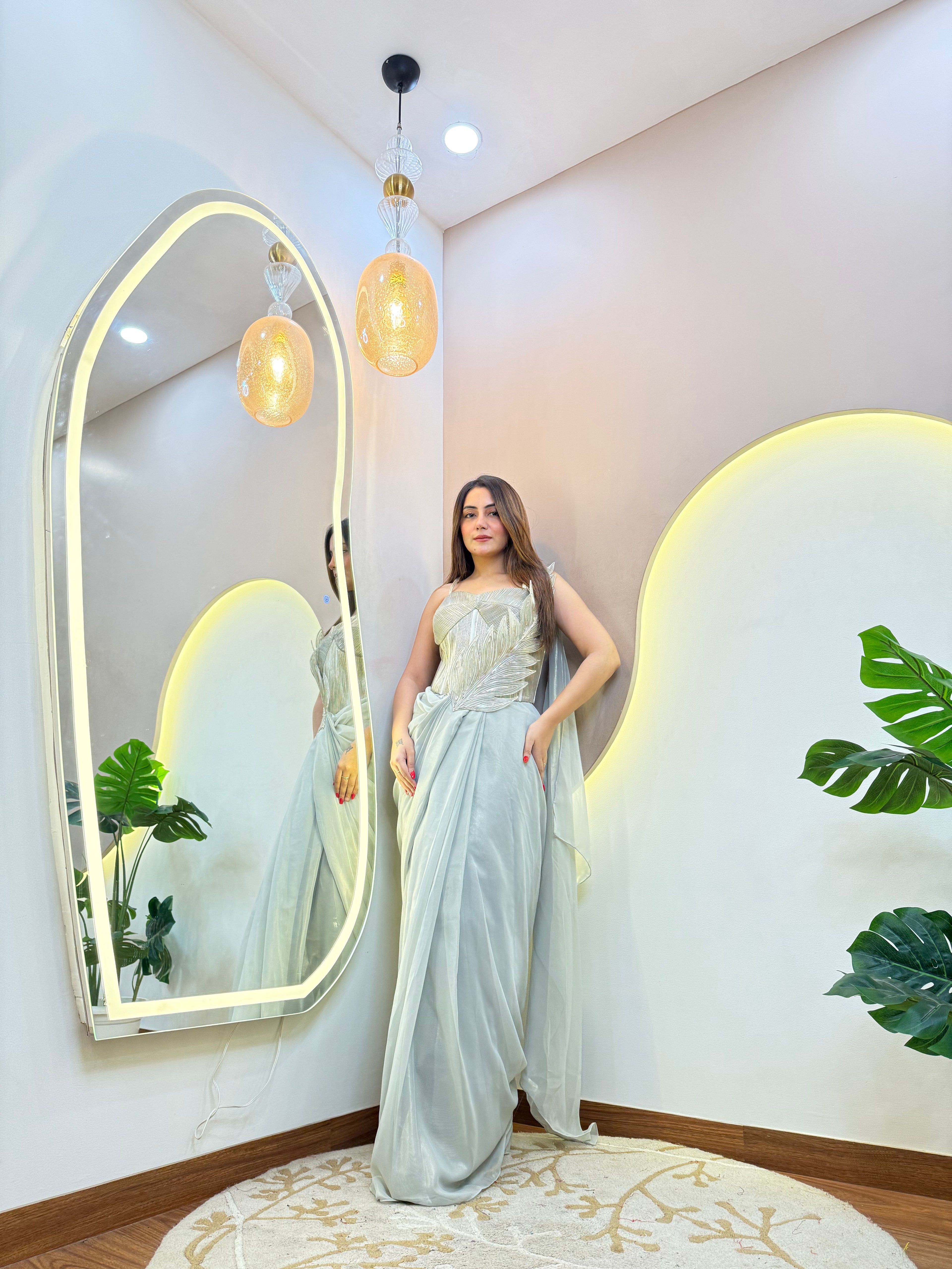 CORSET   DRAPE SAREE