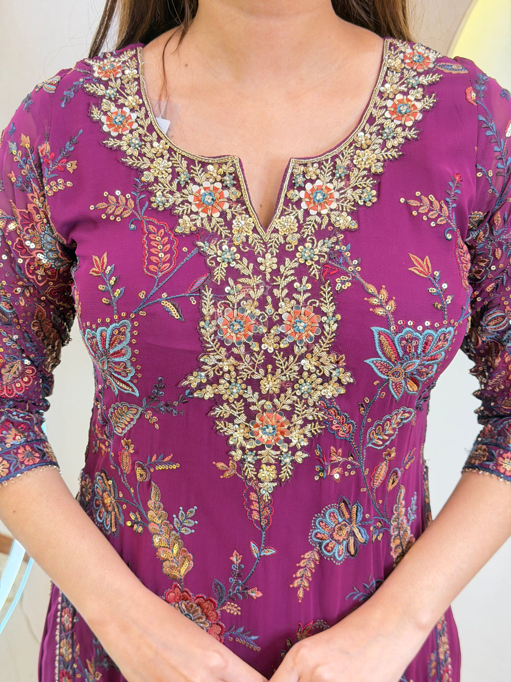 D409   SHARARA SUIT