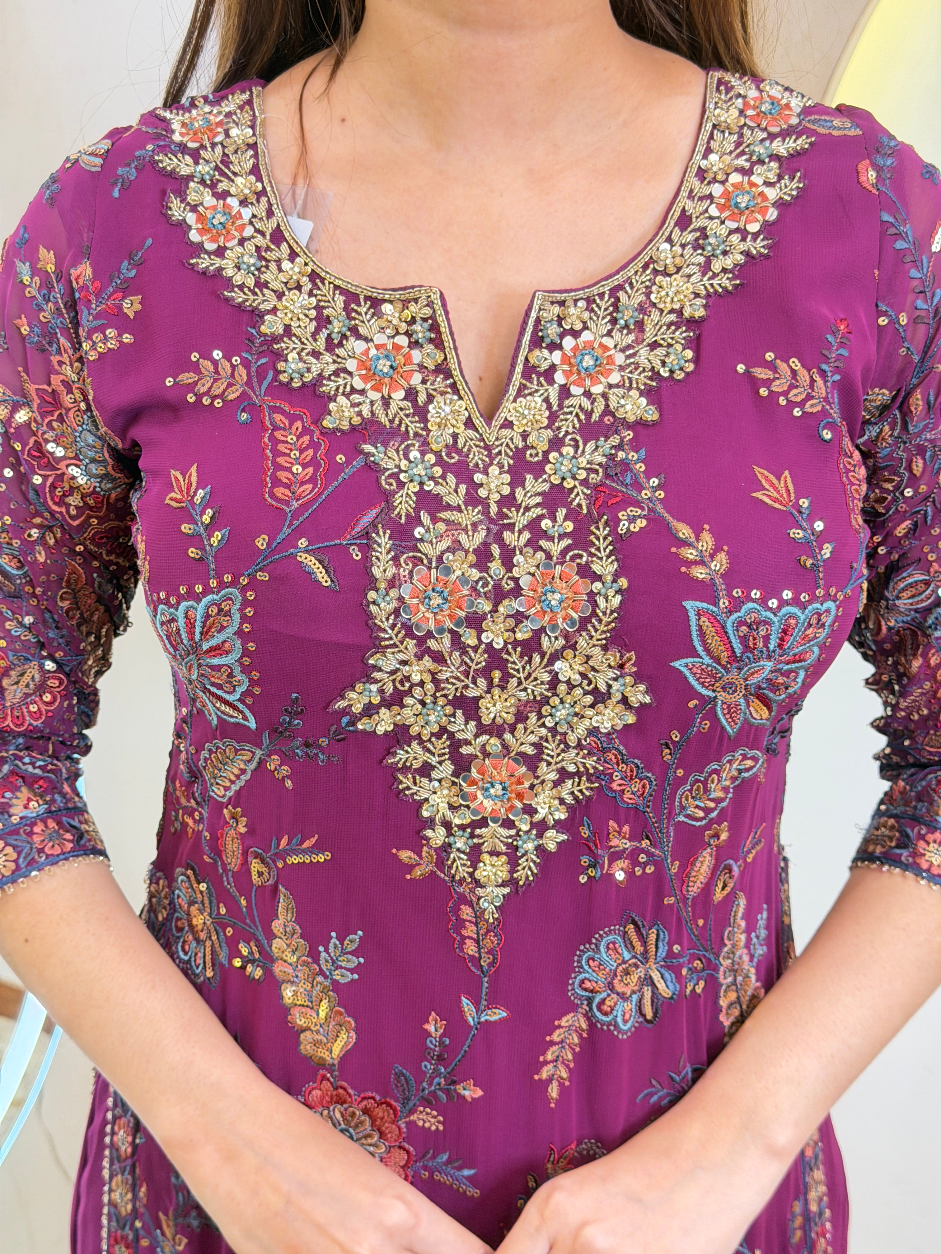 D409   SHARARA SUIT