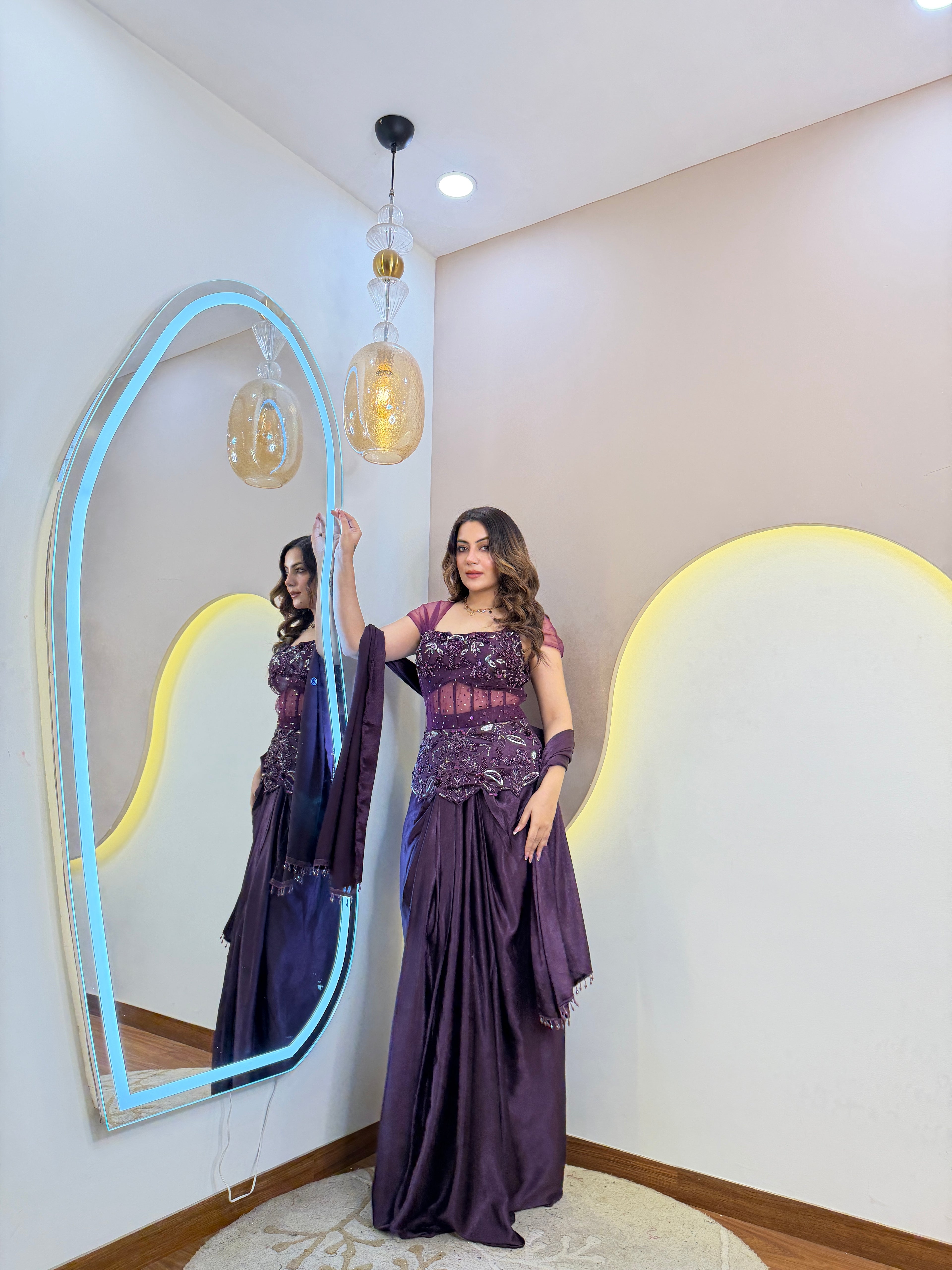 INDOWESTERN 3-PIECE DRESS