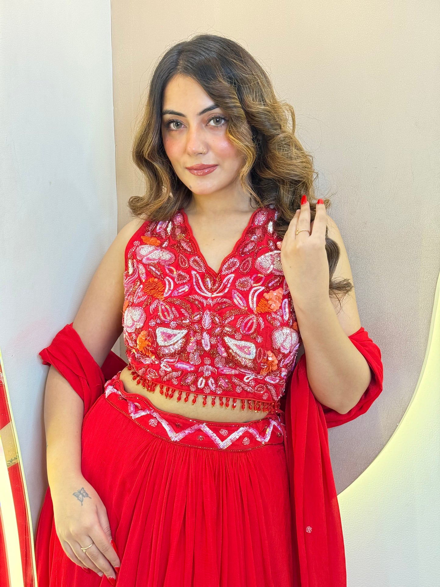 GULFSHA OUTFIT LEHNGA CHOLI