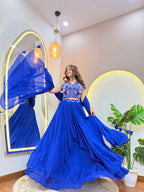 C822 GULFSHA OUTFIT LEHNGA CHOLI