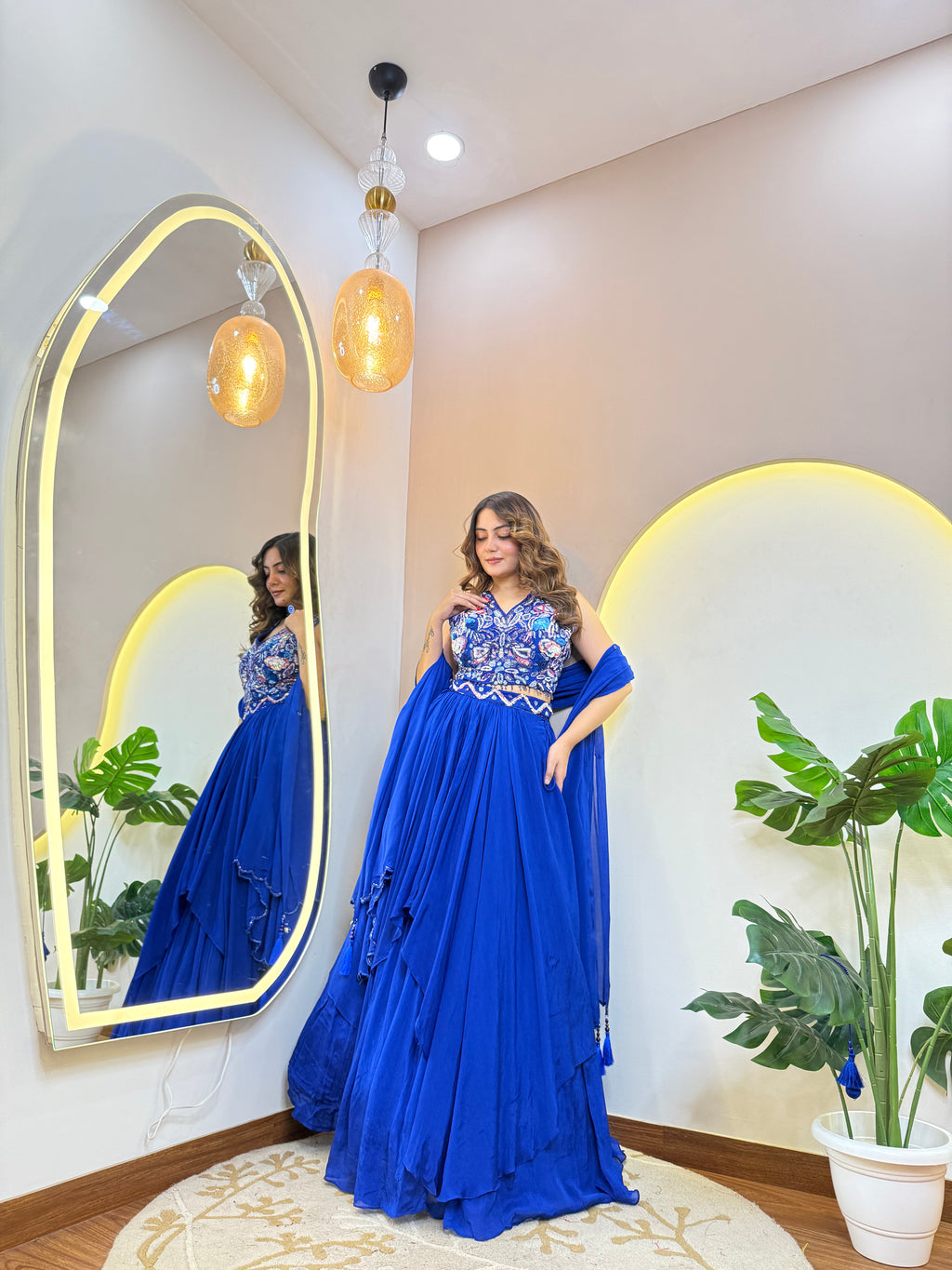 C822 GULFSHA OUTFIT LEHNGA CHOLI