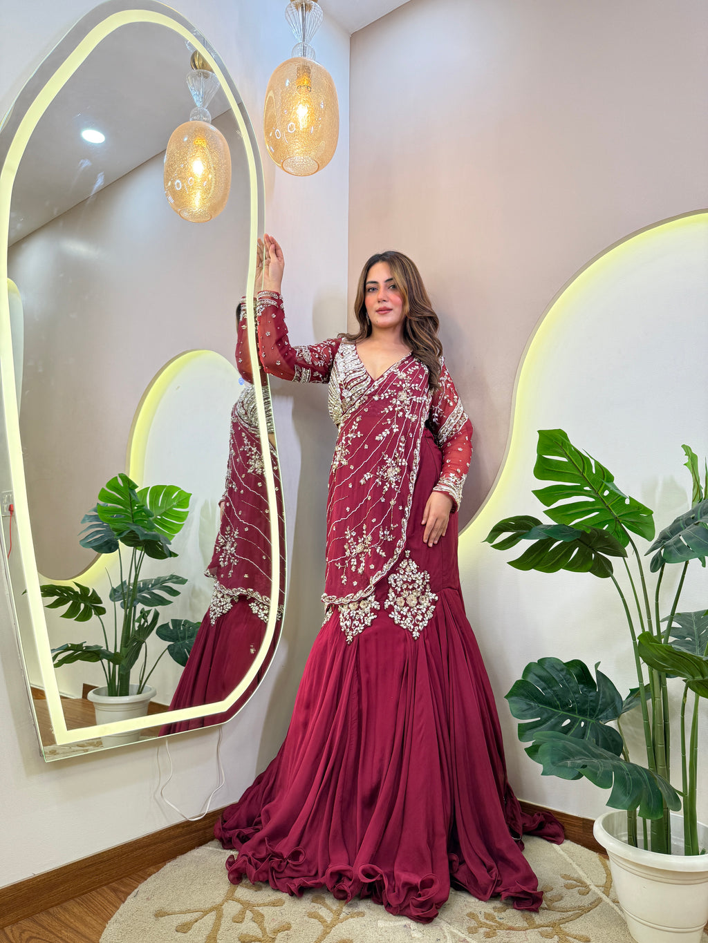 "NAZIYA " DRAPE SAREE