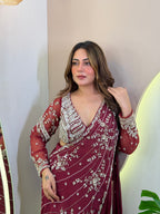 "NAZIYA " DRAPE SAREE