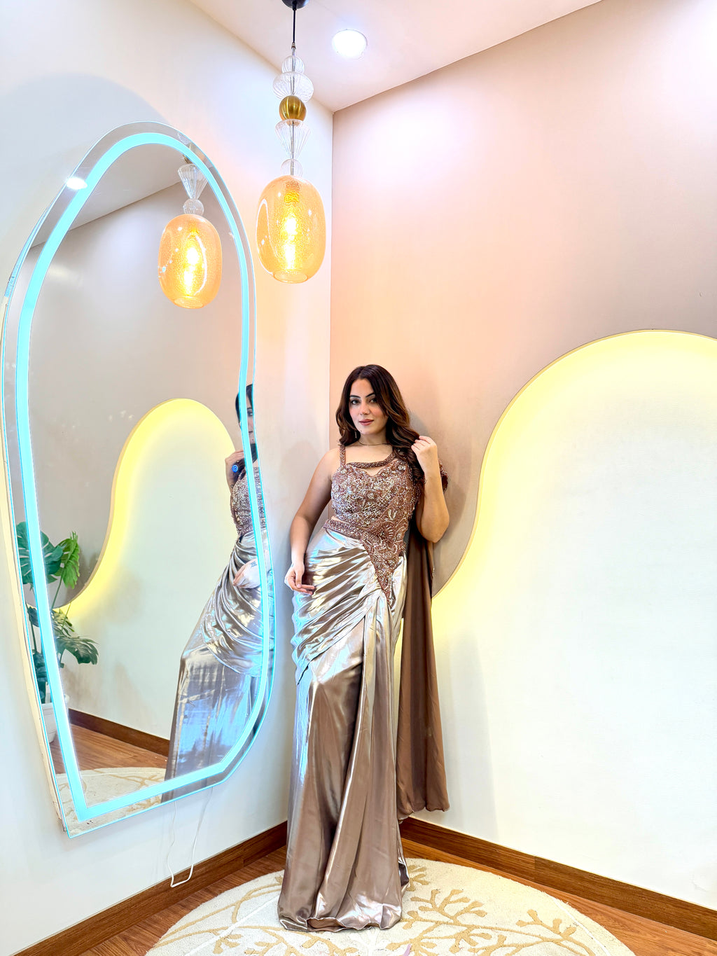 C988  DRAPE SAREE