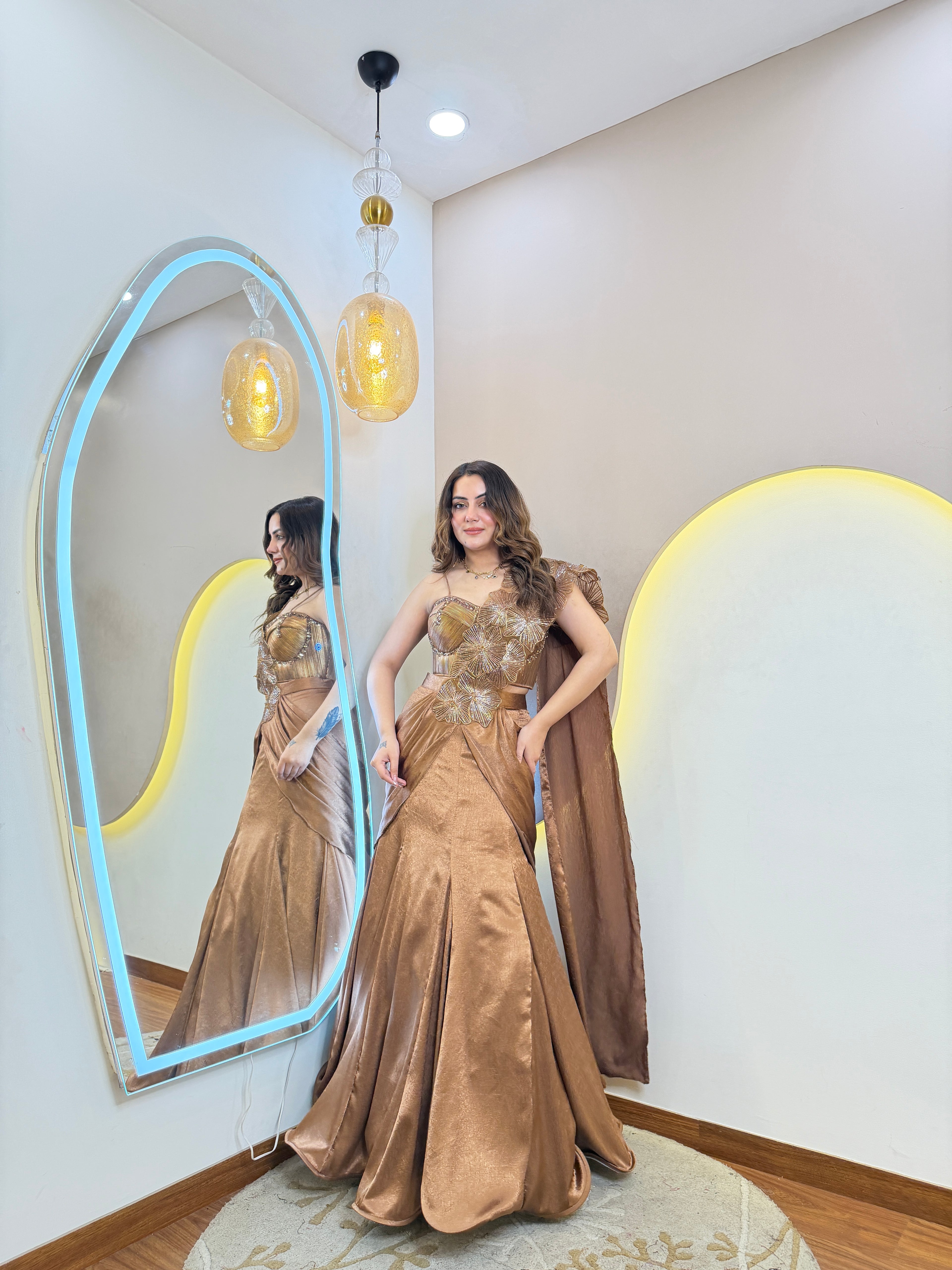 C678 "ASHIA” ready to wear saree