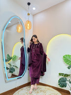 NASEEMA  VELVET 3pc. SET
