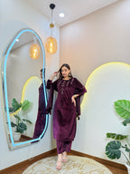 NASEEMA  VELVET 3pc. SET