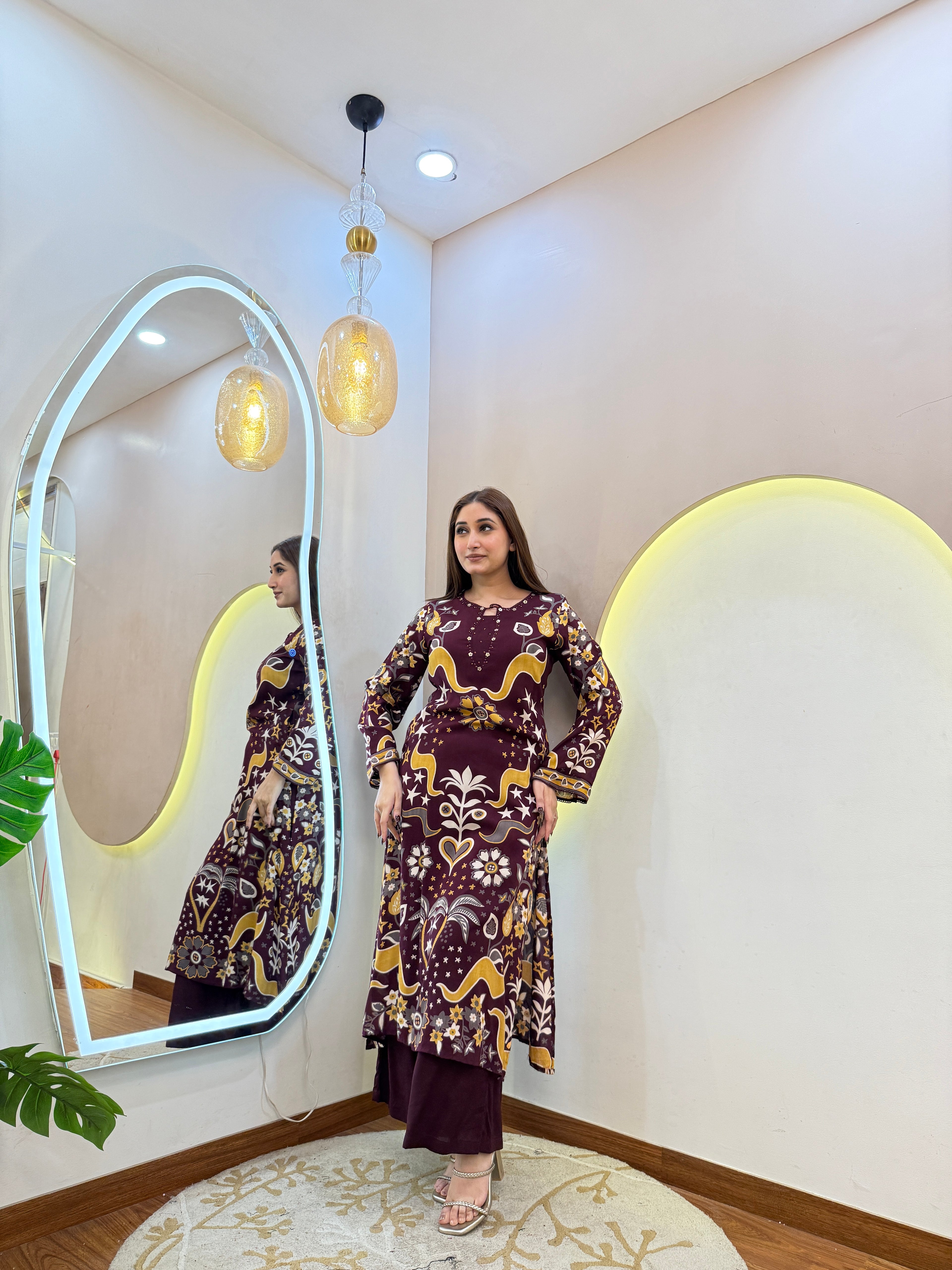 D595  RAYON 2 PC SET