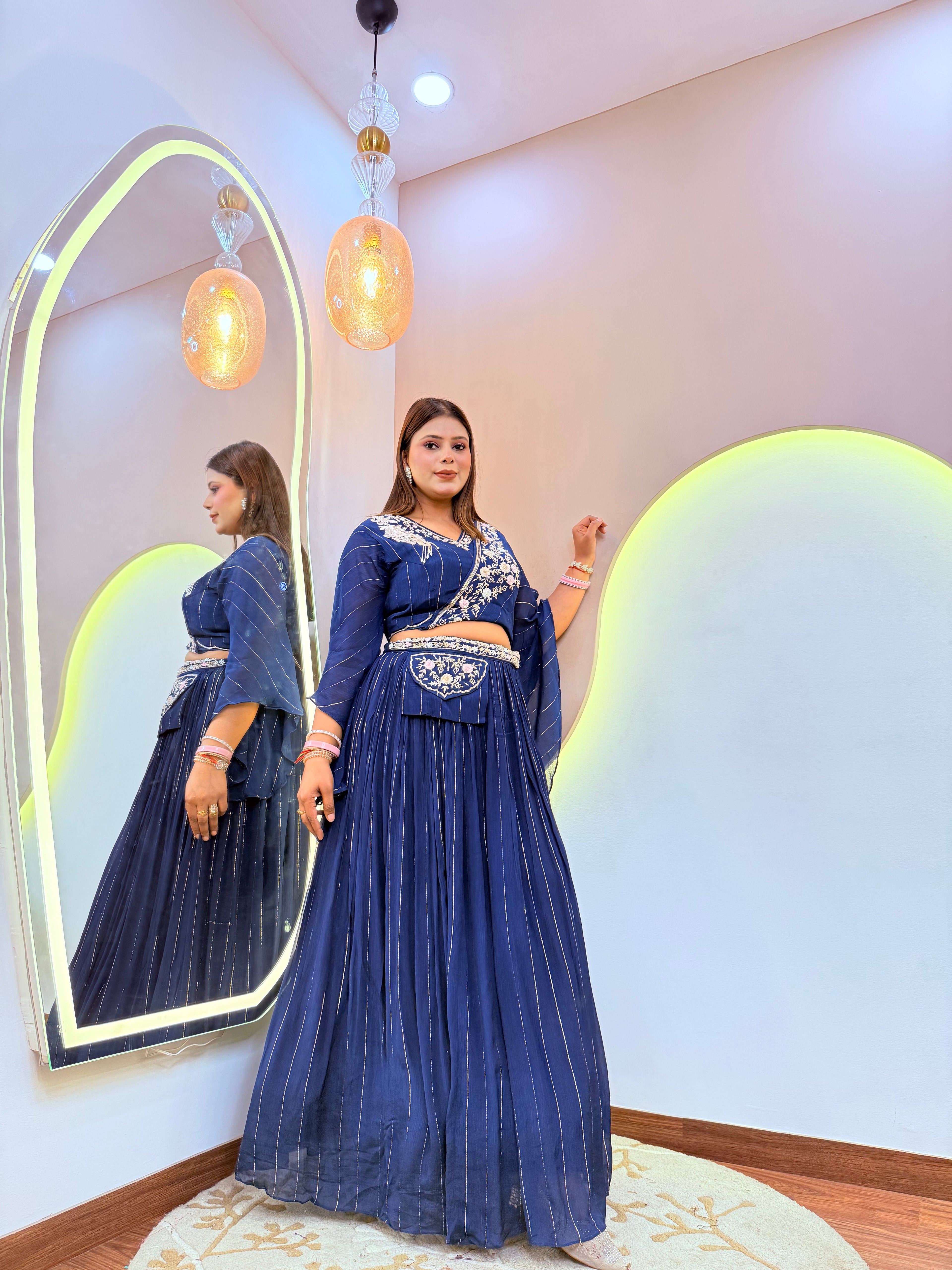 " RONAK" PARTY WEAR DRESS